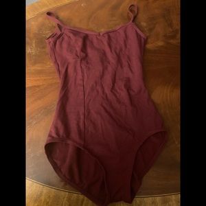 Capezio Maroon Camisole Leotard